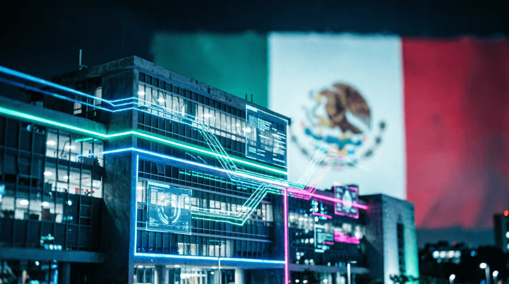 Arquitectura institucional que representa la política y la gobernanza de México